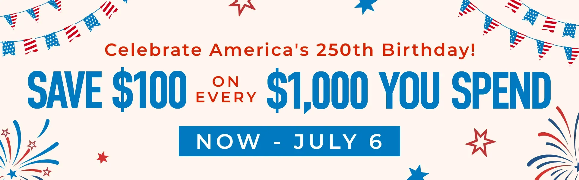 4th of July Sale